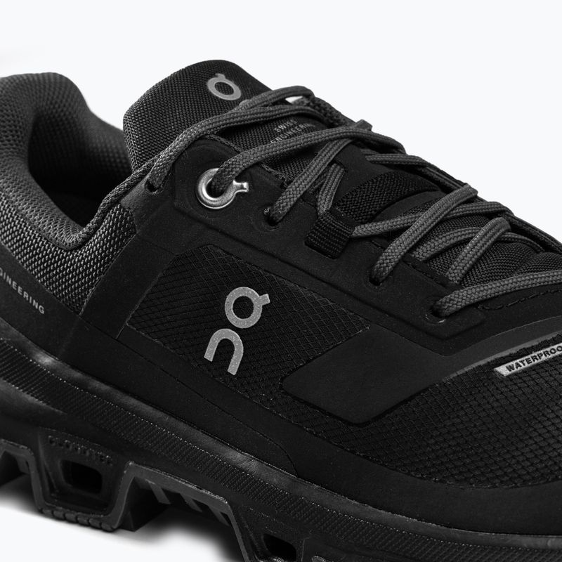Scarpe da corsa da donna On Cloudventure Waterproof nero 10
