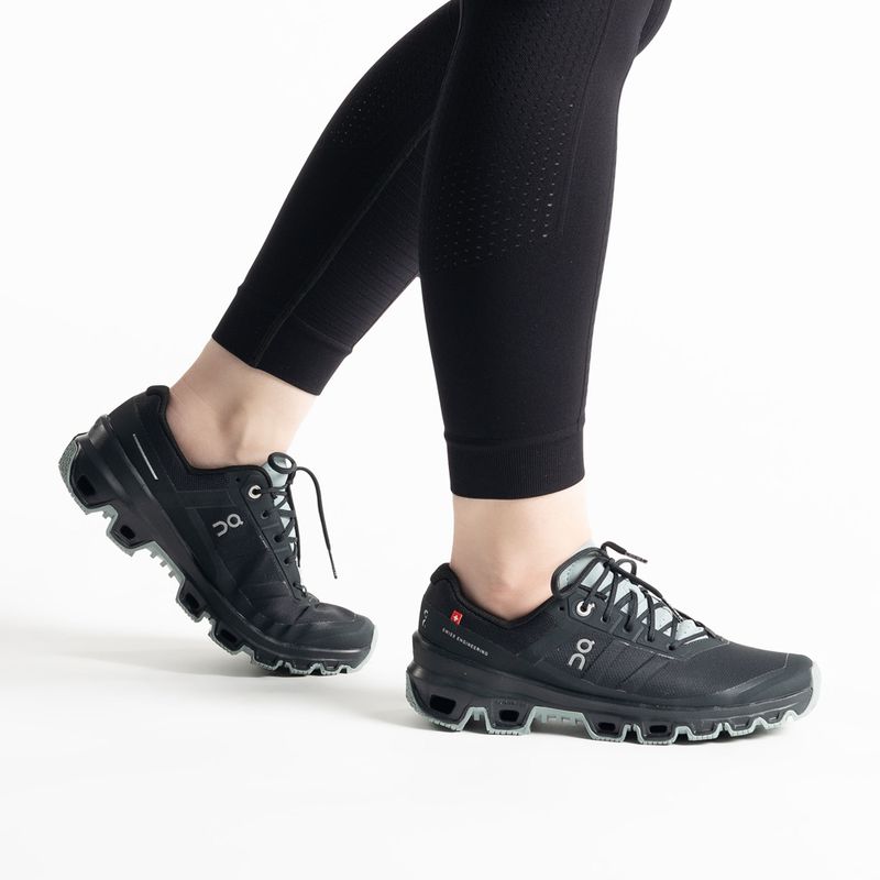 Scarpe da corsa On Cloudventure donna nero/cobble 2