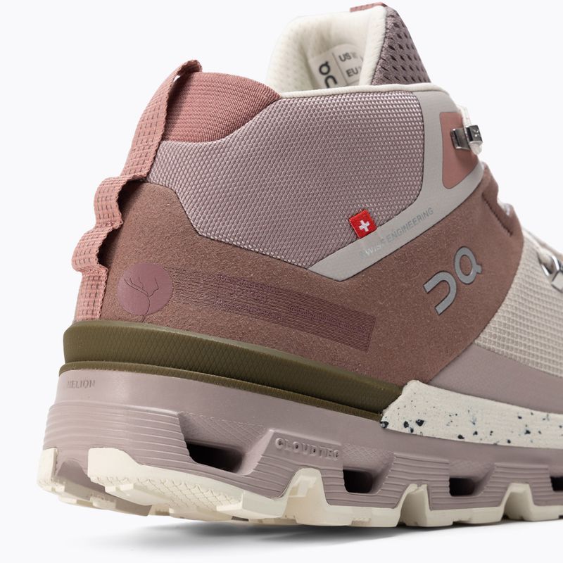 Scarpe da trekking da donna On Running Cloudtrax rosa/avorio 8