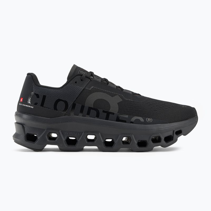 Uomo On Running Cloudmonster scarpe da corsa nere 2