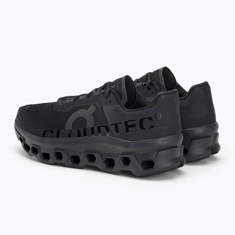 Uomo On Running Cloudmonster scarpe da corsa nere 3