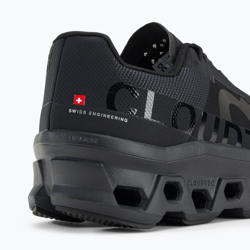 Uomo On Running Cloudmonster scarpe da corsa nere 9
