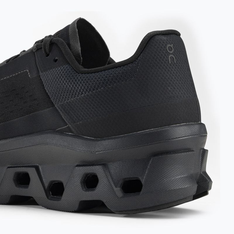 Uomo On Running Cloudmonster scarpe da corsa nere 10