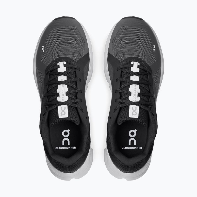 Scarpe da corsa On Cloudrunner eclipse/frost da uomo 14