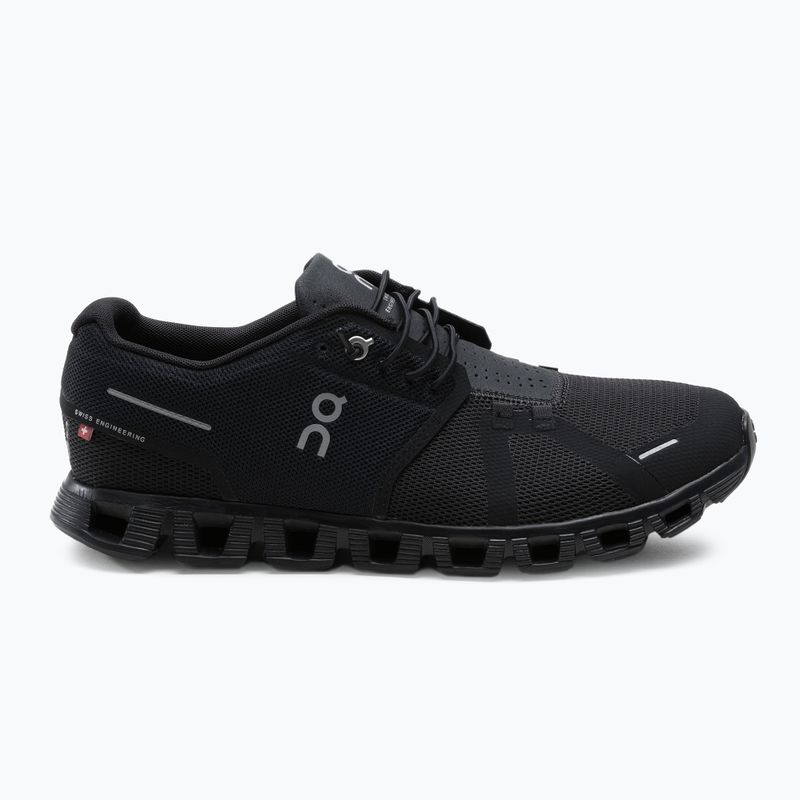 Scarpe da corsa da uomo On Cloud 5 nero 2