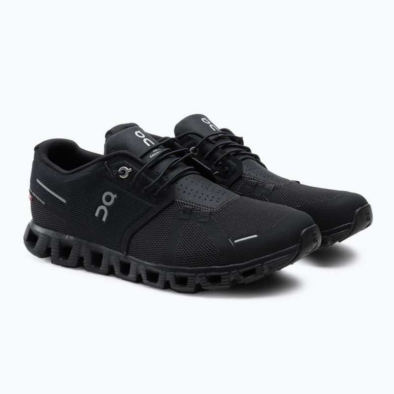 Scarpe da corsa da uomo On Running Cloud 5 nero 4