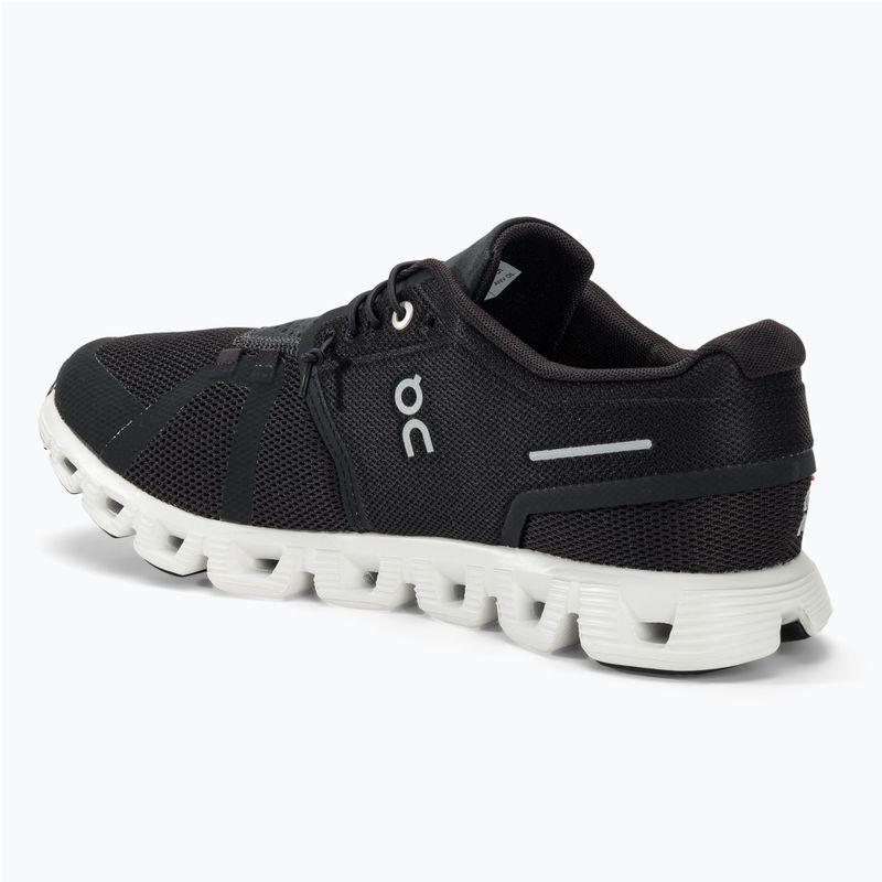 Scarpe da corsa On Running Cloud 5 bianco/nero da uomo 3