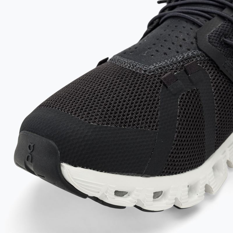 Scarpe da corsa On Cloud 5 bianco/nero da uomo 7