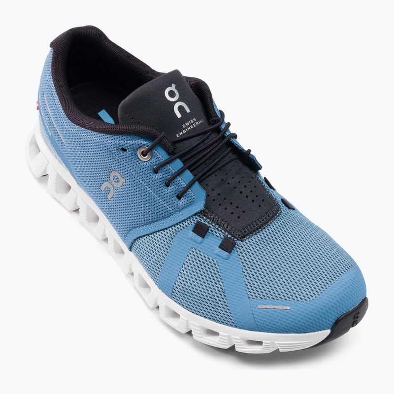 Scarpe da corsa On Running Cloud 5 niagara/nero da uomo 7