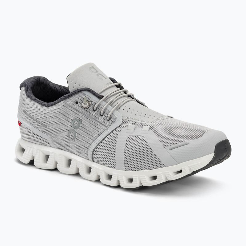 Scarpe da corsa On Cloud 5 ghiacciaio/bianco da uomo