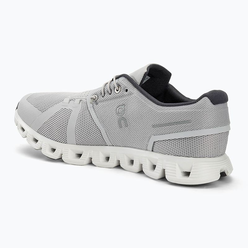 Scarpe da corsa On Cloud 5 ghiacciaio/bianco da uomo 3