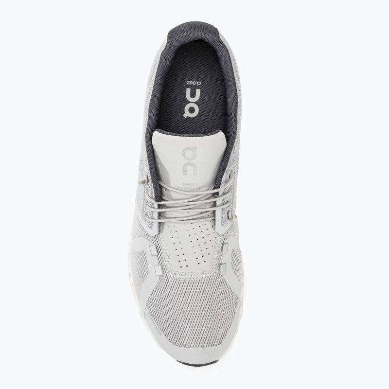 Scarpe da corsa On Cloud 5 ghiacciaio/bianco da uomo 5