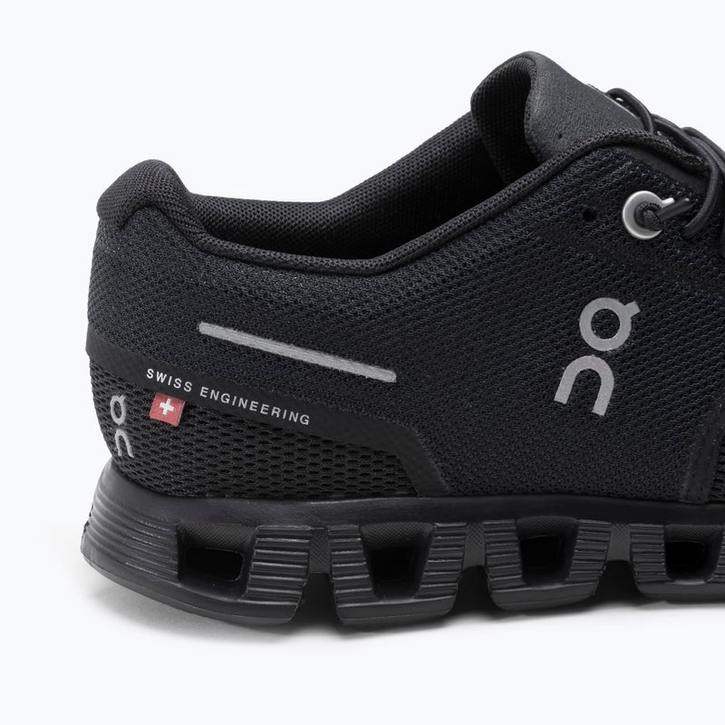 Scarpe da corsa da donna On Cloud 5 nero 8