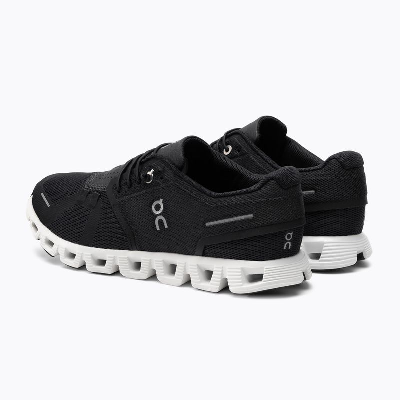 Scarpe da corsa da donna On Cloud 5 nero/bianco 3