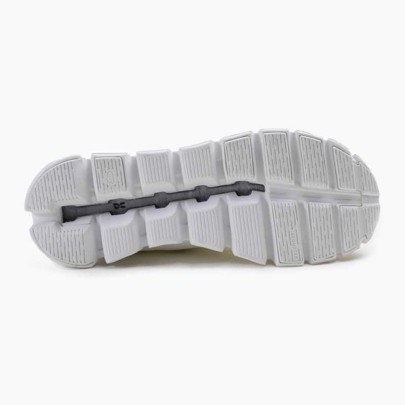 Scarpe da corsa da donna On Running Cloud 5 tutte bianche 5