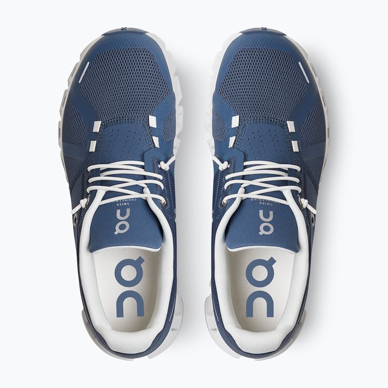 Scarpe da corsa On Cloud 5 denim/bianco Donna 13