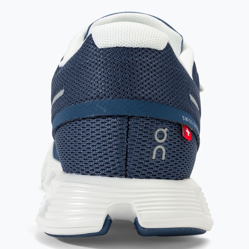 Scarpe da corsa On Cloud 5 denim/bianco Donna 6