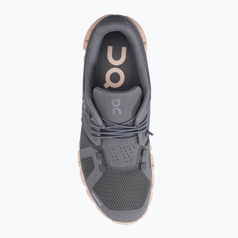 Scarpe da corsa On Running Cloud 5 zinco/shell da donna 6