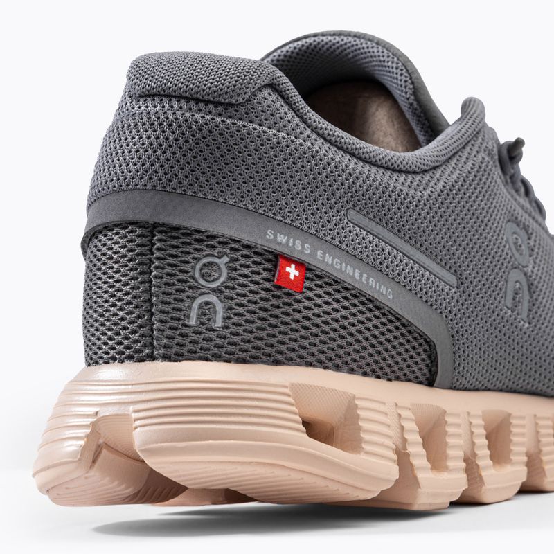 Scarpe da corsa On Running Cloud 5 zinco/shell da donna 8