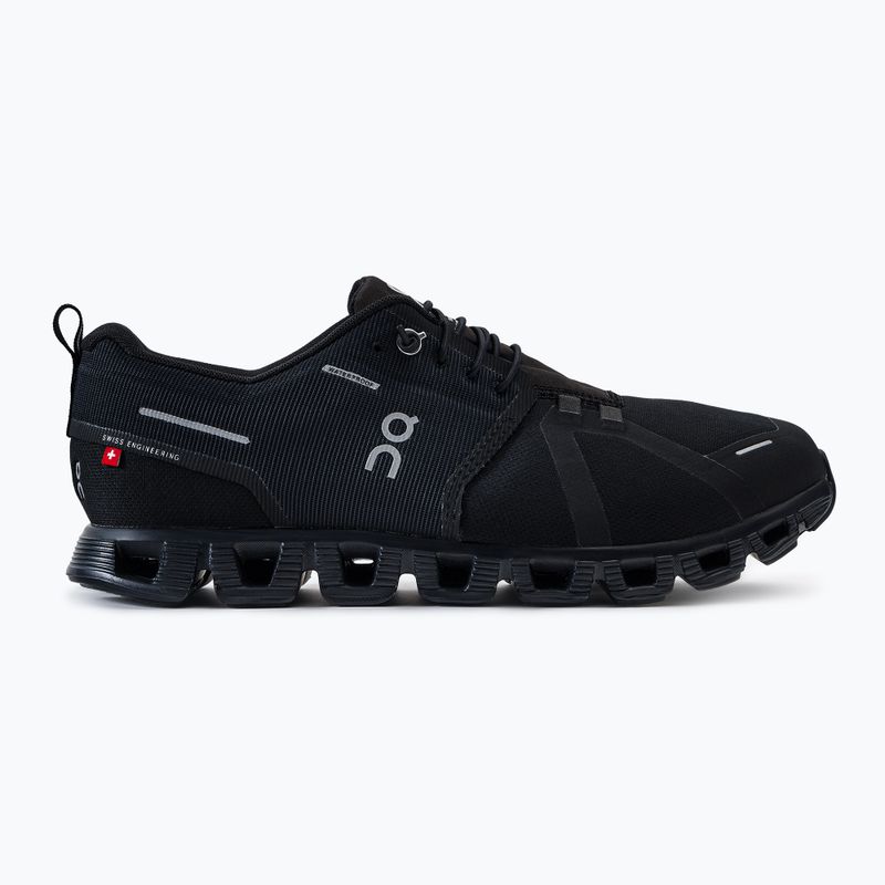 Scarpe da corsa da uomo On Running Cloud 5 Waterproof nero 2