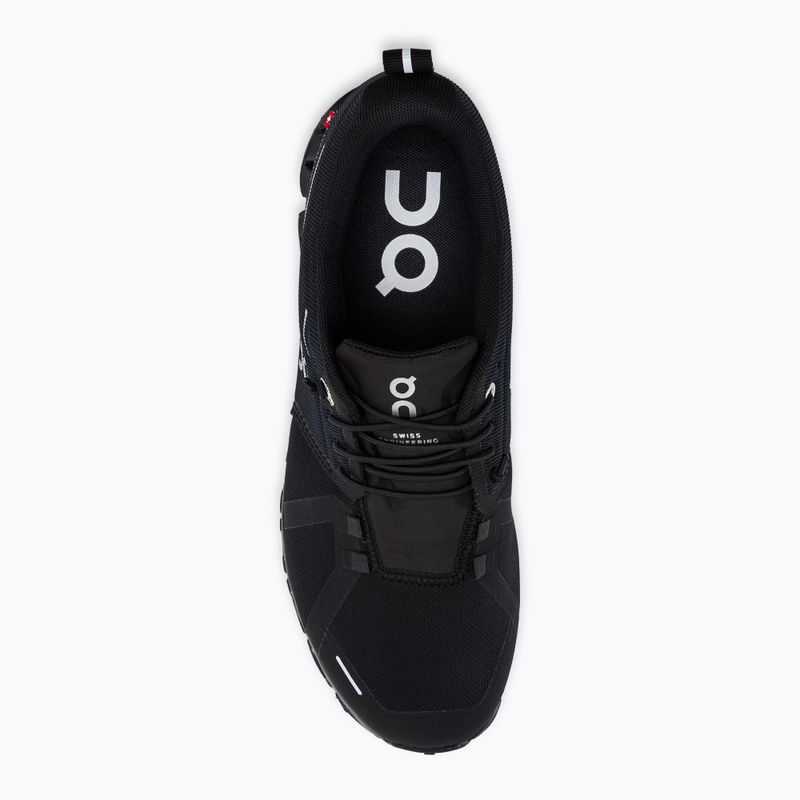 Scarpe da corsa da uomo On Cloud 5 Waterproof nero 6
