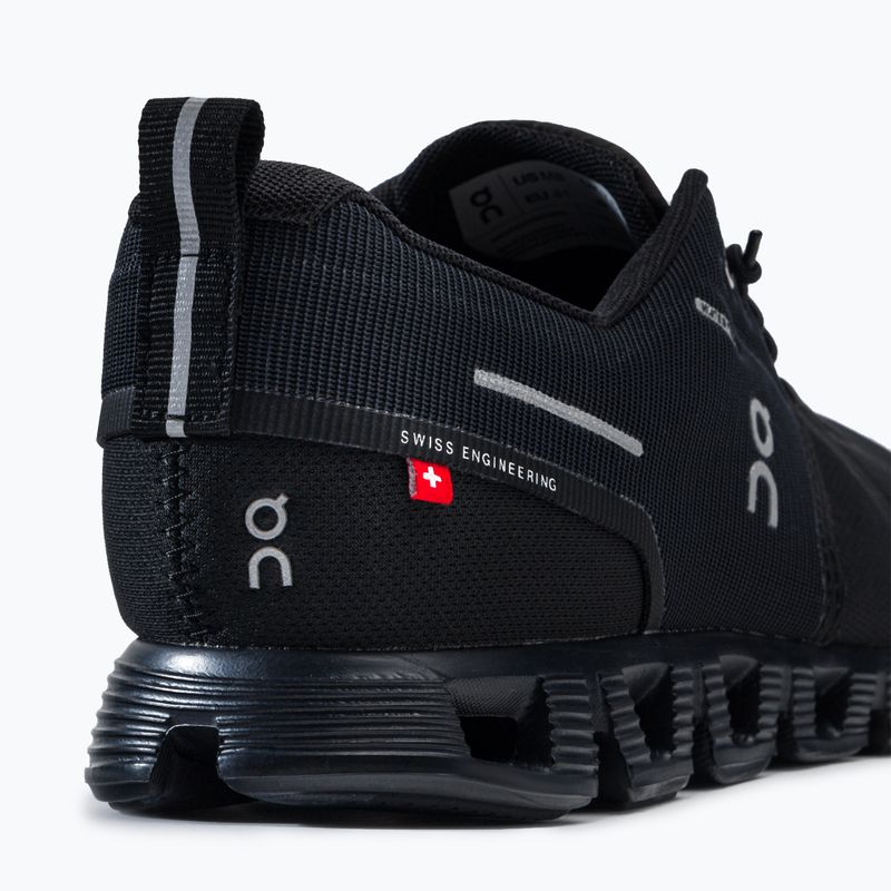 Scarpe da corsa da uomo On Cloud 5 Waterproof nero 9