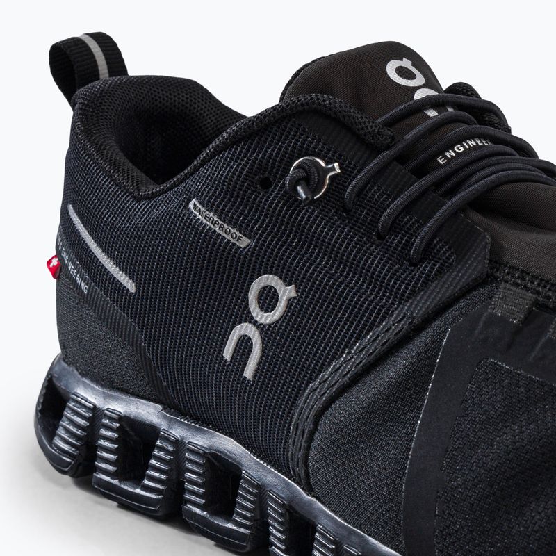 Scarpe da corsa da donna On Cloud 5 Waterproof nero 10