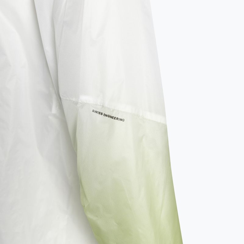 Giacca da corsa On Zero bianco/meadow da uomo 4