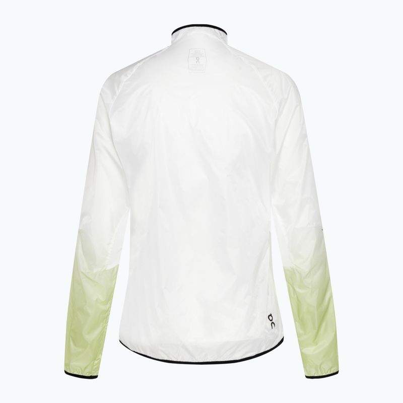 Giacca da corsa da donna On Zero bianco/meadow 2