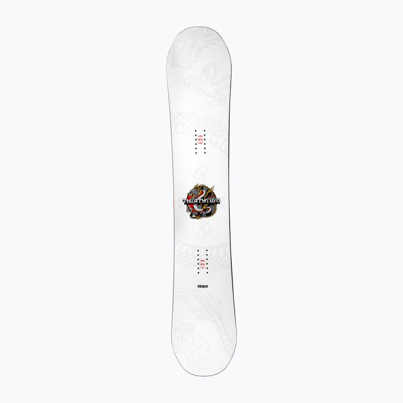 Tavola da snowboard da uomo ThirtyTwo T32M Carbon white 2