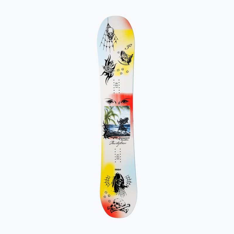 Tavola da snowboard da uomo ThirtyTwo Permanent Vacation white 2