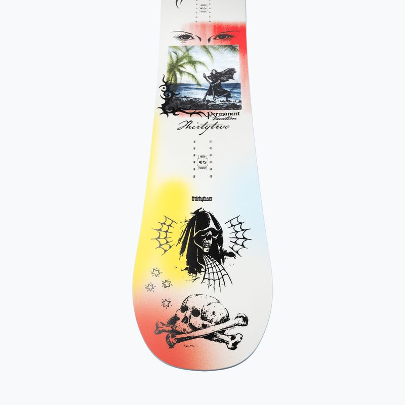 Tavola da snowboard da uomo ThirtyTwo Permanent Vacation white 5