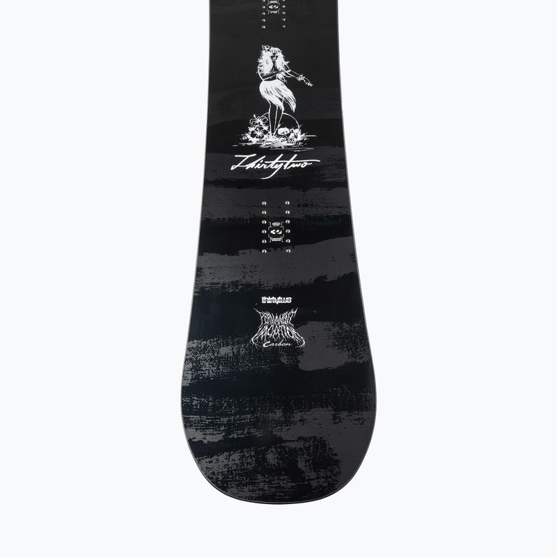 Tavola da snowboard da uomo ThirtyTwo Permanent Vacation Carbon black 6