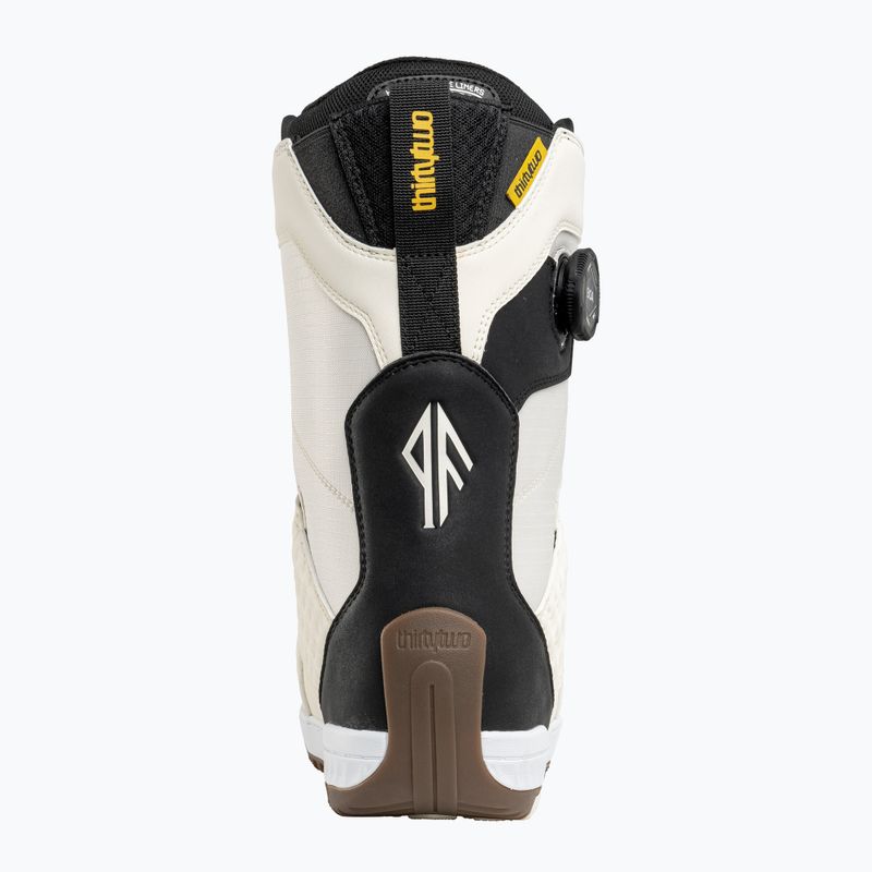 Scarponi da snowboard uomo ThirtyTwo Lashed Double Boa Fava white/black/yellow 3