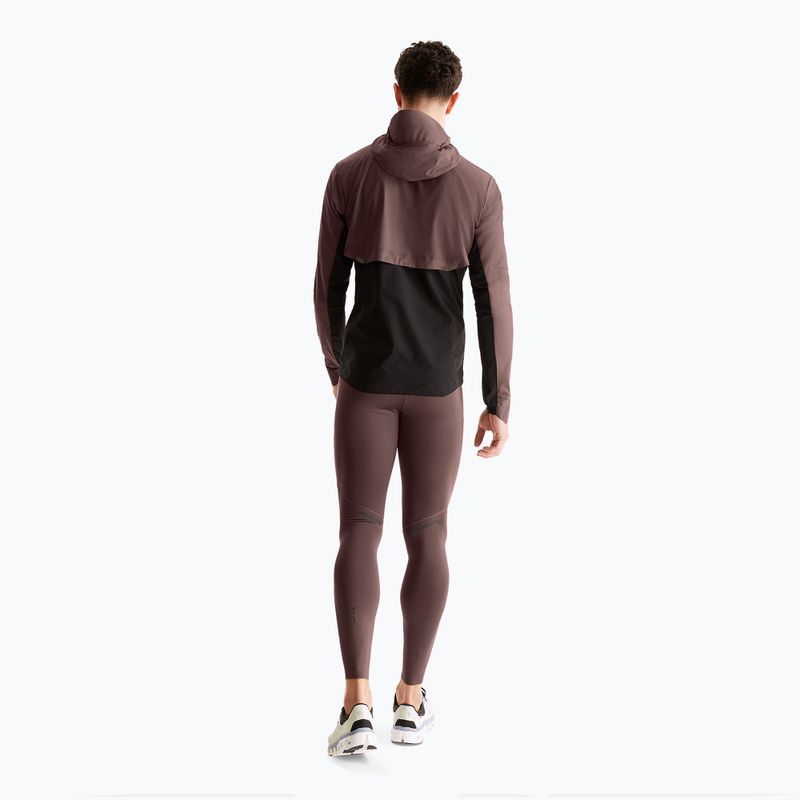 Leggings da corsa per uomo On Running Performance Winter grape 2