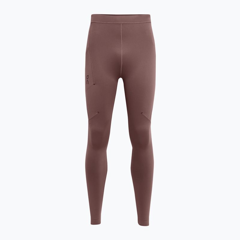 Leggings da corsa per uomo On Running Performance Winter grape 6