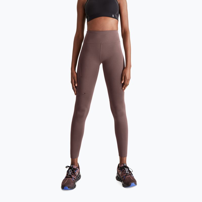 Leggings da corsa da donna On Performance Winter grape