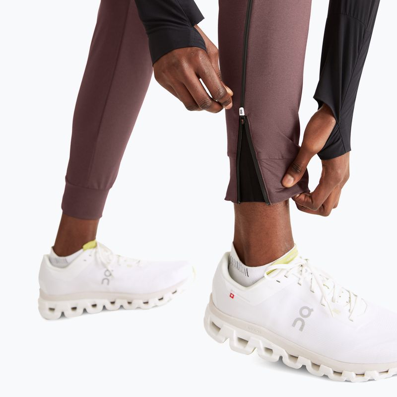 Pantaloni On da donna uva/nero 5
