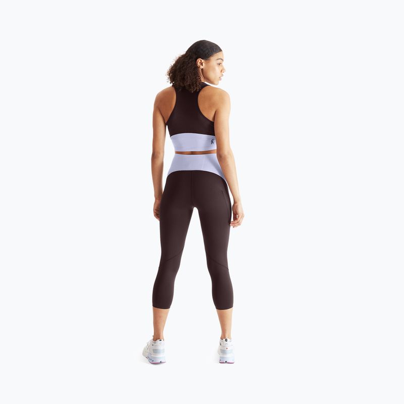 Maglietta donna On Running Movement Crop lavanda 3