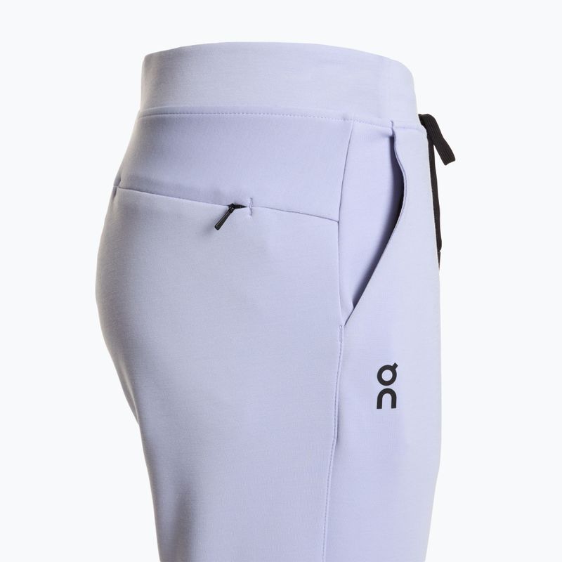 Pantaloni da corsa donna On Running Sweat color lavanda 3