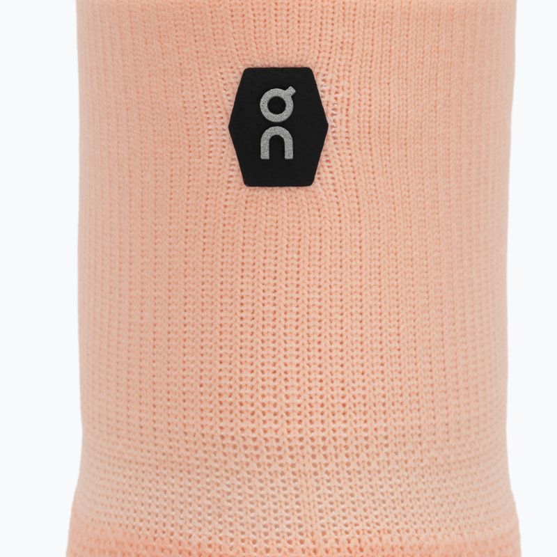 Calzini da corsa On Running Performance Mid rosa/fenicottero da donna 3