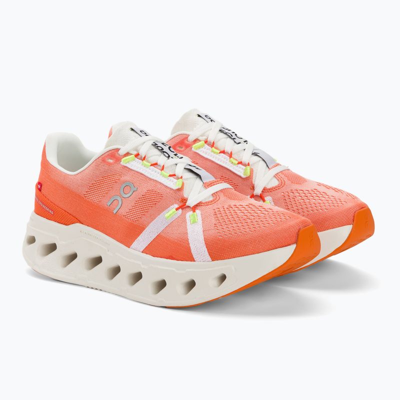 Scarpe da corsa On Cloudeclipse flame/ivory da uomo 4
