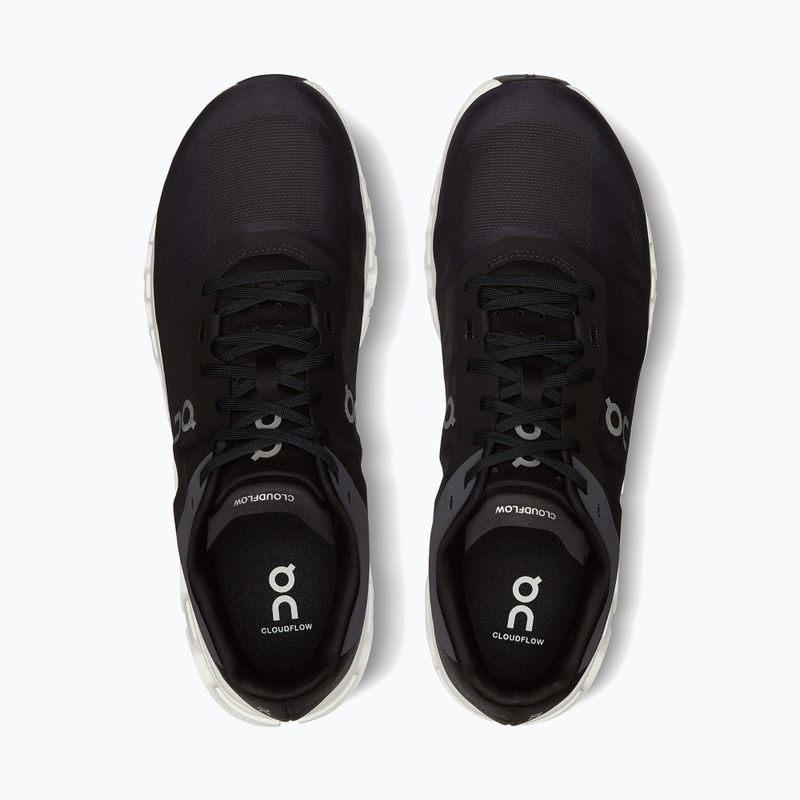Scarpe da corsa On Cloudflow 4 bianco/nero da uomo 11