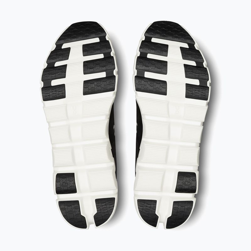 Scarpe da corsa On Cloudflow 4 bianco/nero da uomo 12