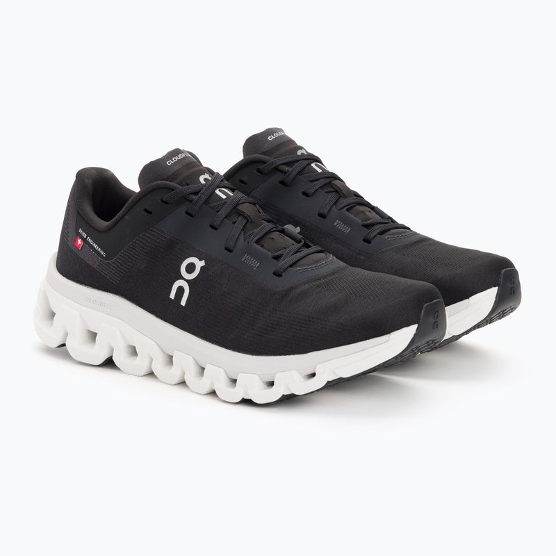 Scarpe da corsa On Cloudflow 4 bianco/nero da uomo 4