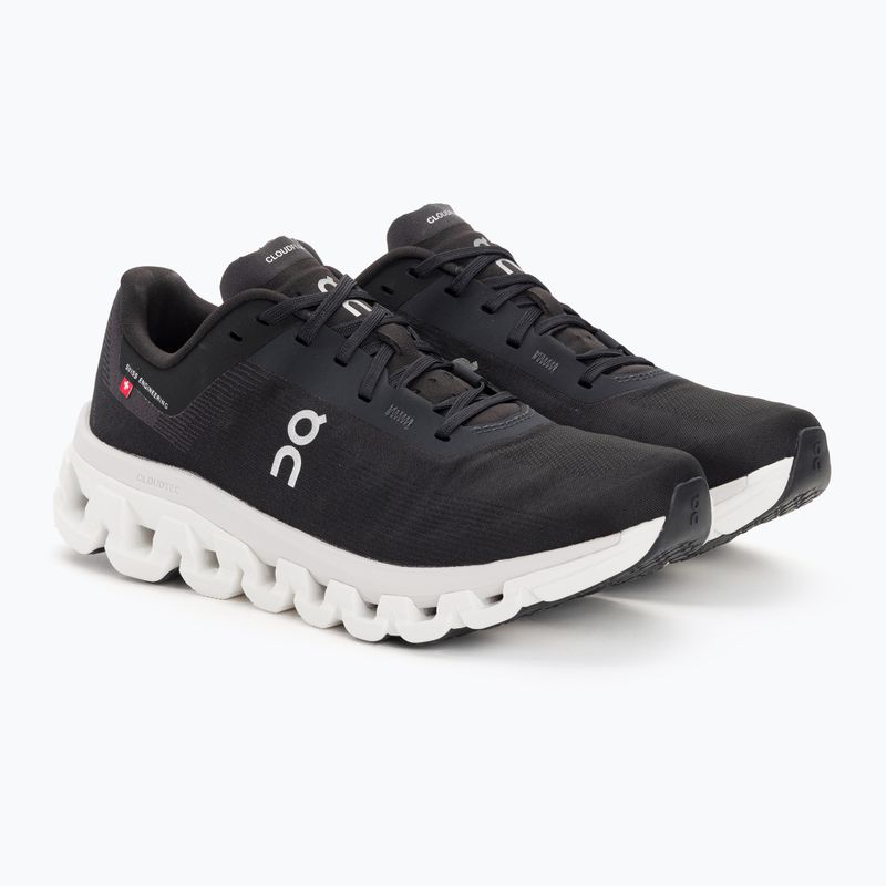 Scarpe da corsa On Running Cloudflow 4 bianco/nero da uomo 4