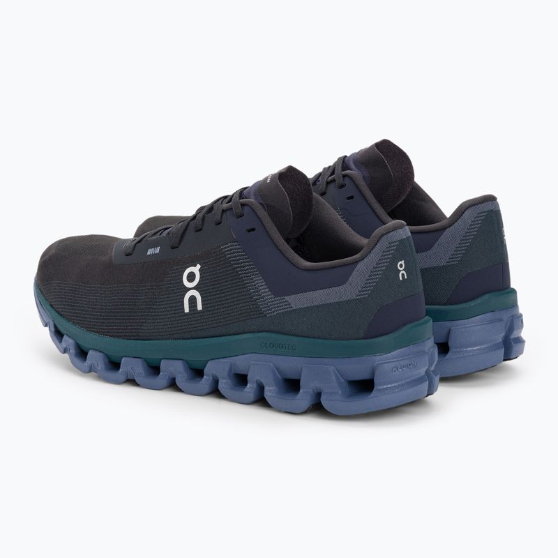 Scarpe da corsa On Running Cloudflow 4 nero/storm da uomo 3