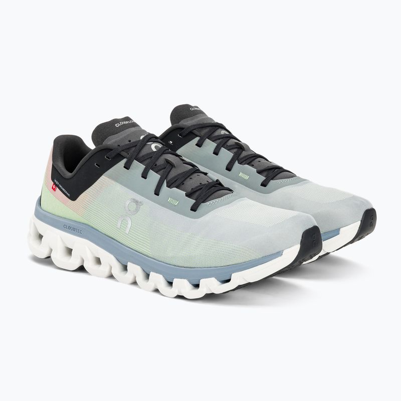 Scarpe da corsa On Running Cloudflow 4 glacier/chambray da uomo 4