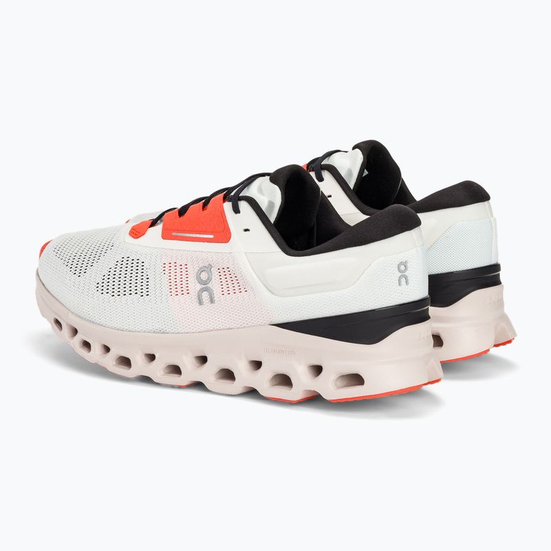 Scarpe da corsa On Cloudstratus 3 bianco/nero/sabbia da uomo 5