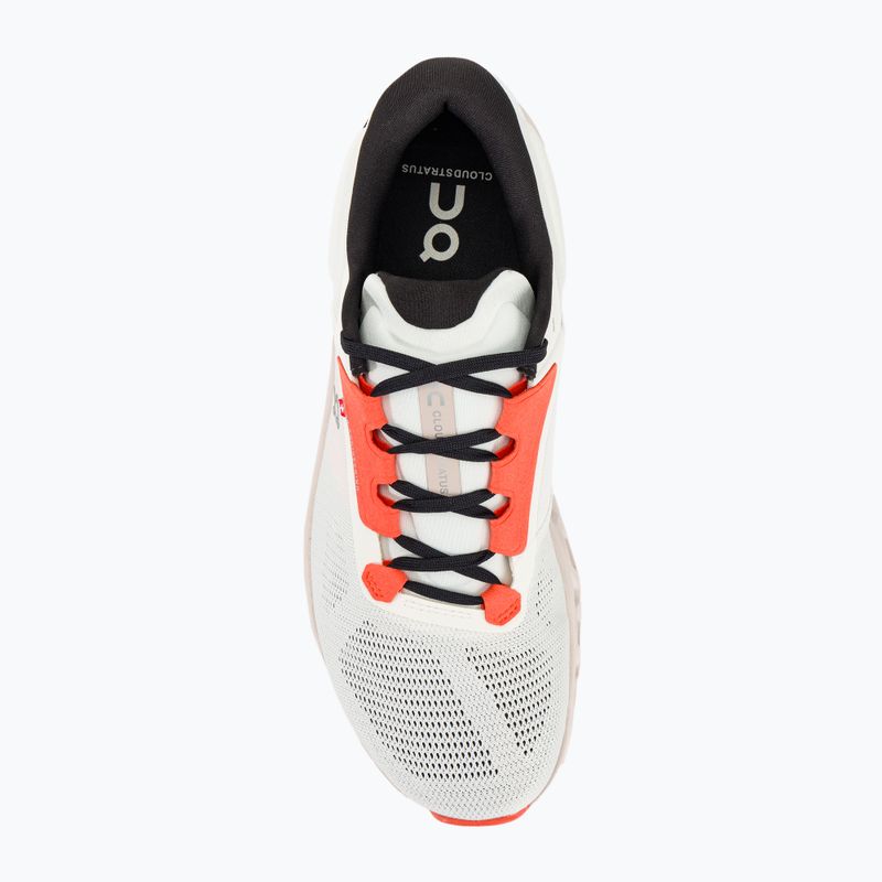 Scarpe da corsa On Cloudstratus 3 bianco/nero/sabbia da uomo 8